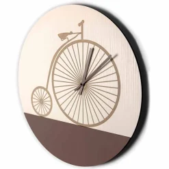 Viadurini Time Design Wanduhren-Design Wanduhr aus rundem Holz in 2 Ausführungen, Made in Italy - Byko