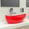 Viadurini Design Farbige Waschbecken-Design Waschbecken aus Solid Surface® Sashimi Made in Italy