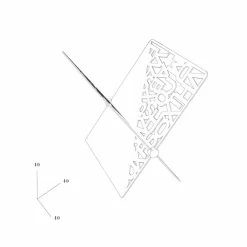 Mabele Zeitungsständer-Design Zeitschriftenständer Rotokalko von , handgefertigt in Italien