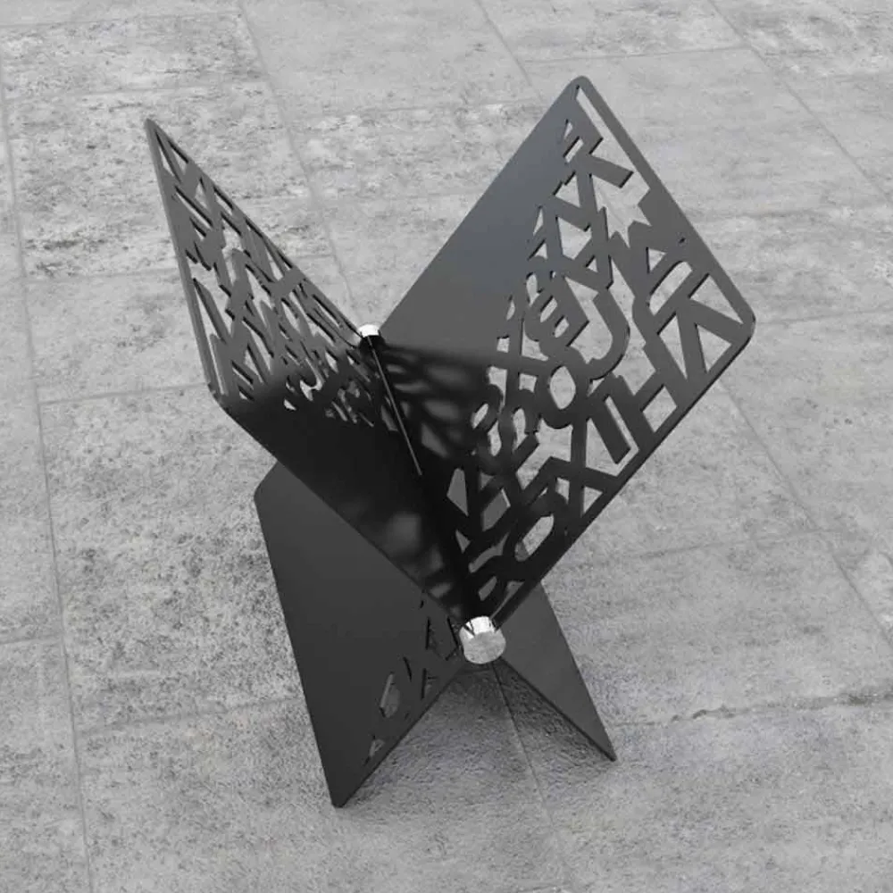 Mabele Zeitungsständer-Design Zeitschriftenständer Rotokalko von , handgefertigt in Italien