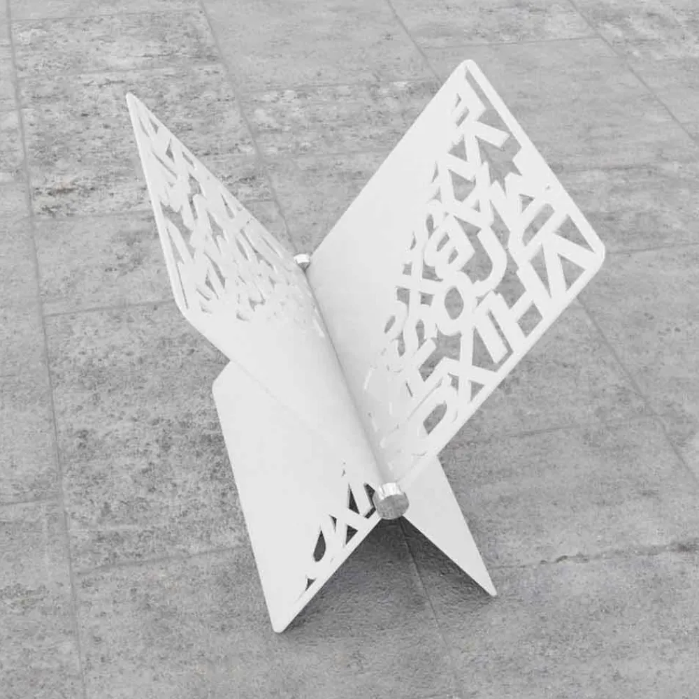 Mabele Zeitungsständer-Design Zeitschriftenständer Rotokalko von , handgefertigt in Italien