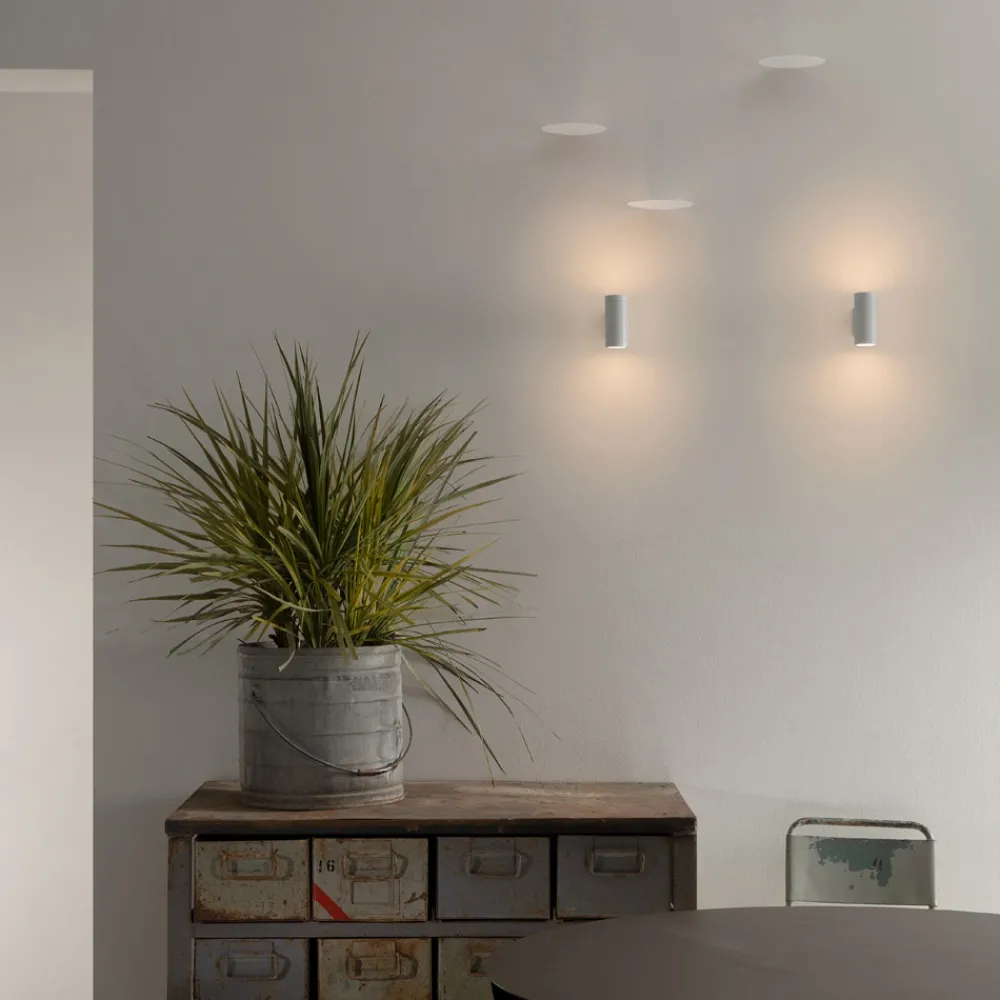 Viadurini Lighting Garten-Wandlampen-Design-Außenwandleuchte aus weißem oder schwarzem Aluminium - Leopida