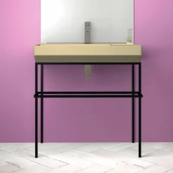 Viadurini Bathroom Keramikwaschbecken-Design-Aufsatzspüle in Keramik made in Italy, Viviano