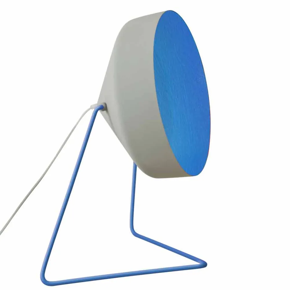 In-es.artdesign Designer Stehlampen-Designer Stehleuchte Cyrcus F Beton gemalt