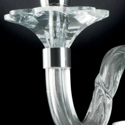 Viadurini Lighting Klassische Wandleuchten-Designer Wandlampe in Ivy Glas und Kristall, made in Italy