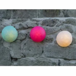 In-es.artdesign Design Deckenleuchten-Designer Wandleuchte Button aus farbigem Nebulite