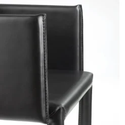 Viadurini Living Design Stühle-Design-Esszimmerstuhl mit Armlehnen, gepolstert mit Leder, hergestellt in Italien – Tara