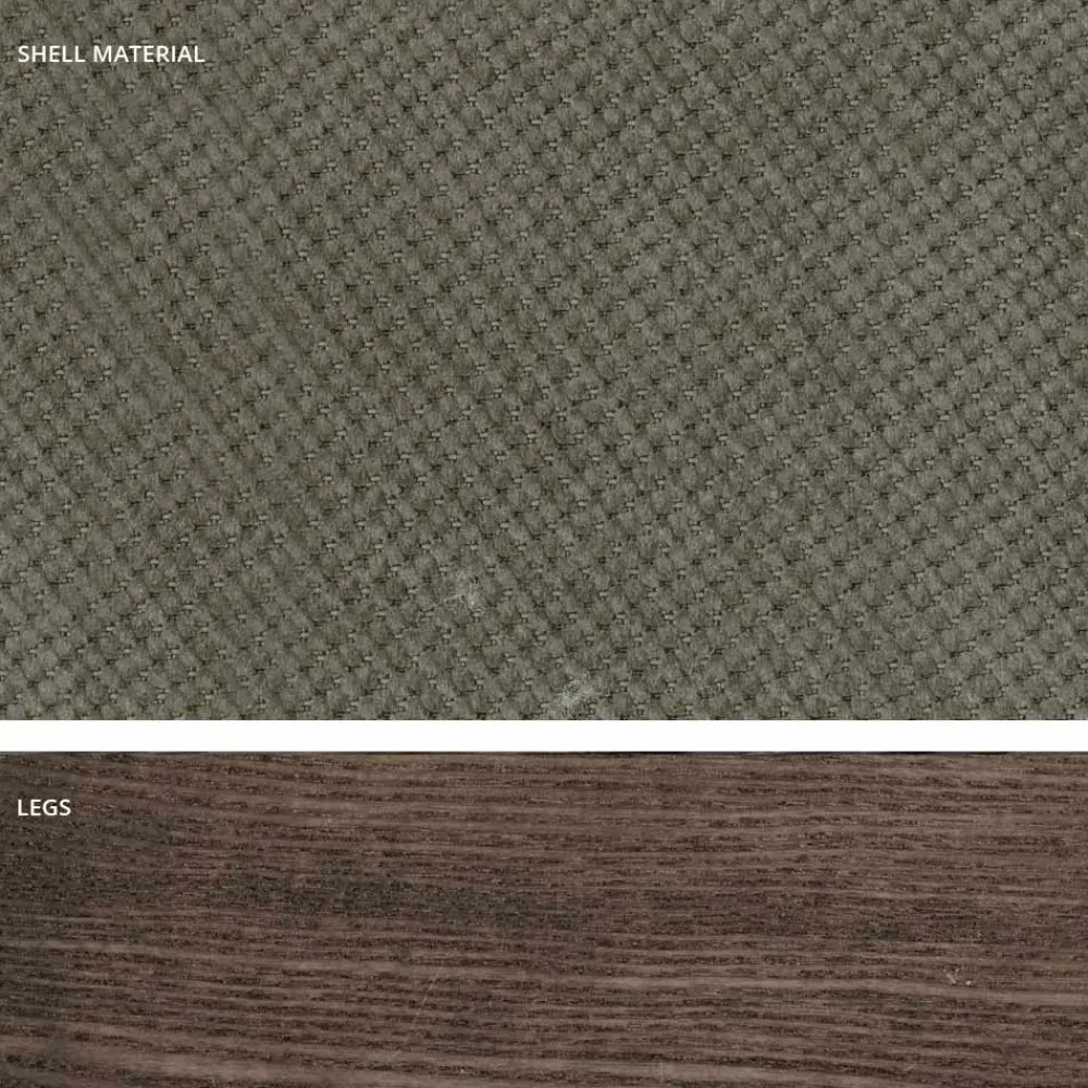 Viadurini Living Design Stühle-Design-Küchenstuhl aus Holz und Stoff, hergestellt in Italien, Egizia