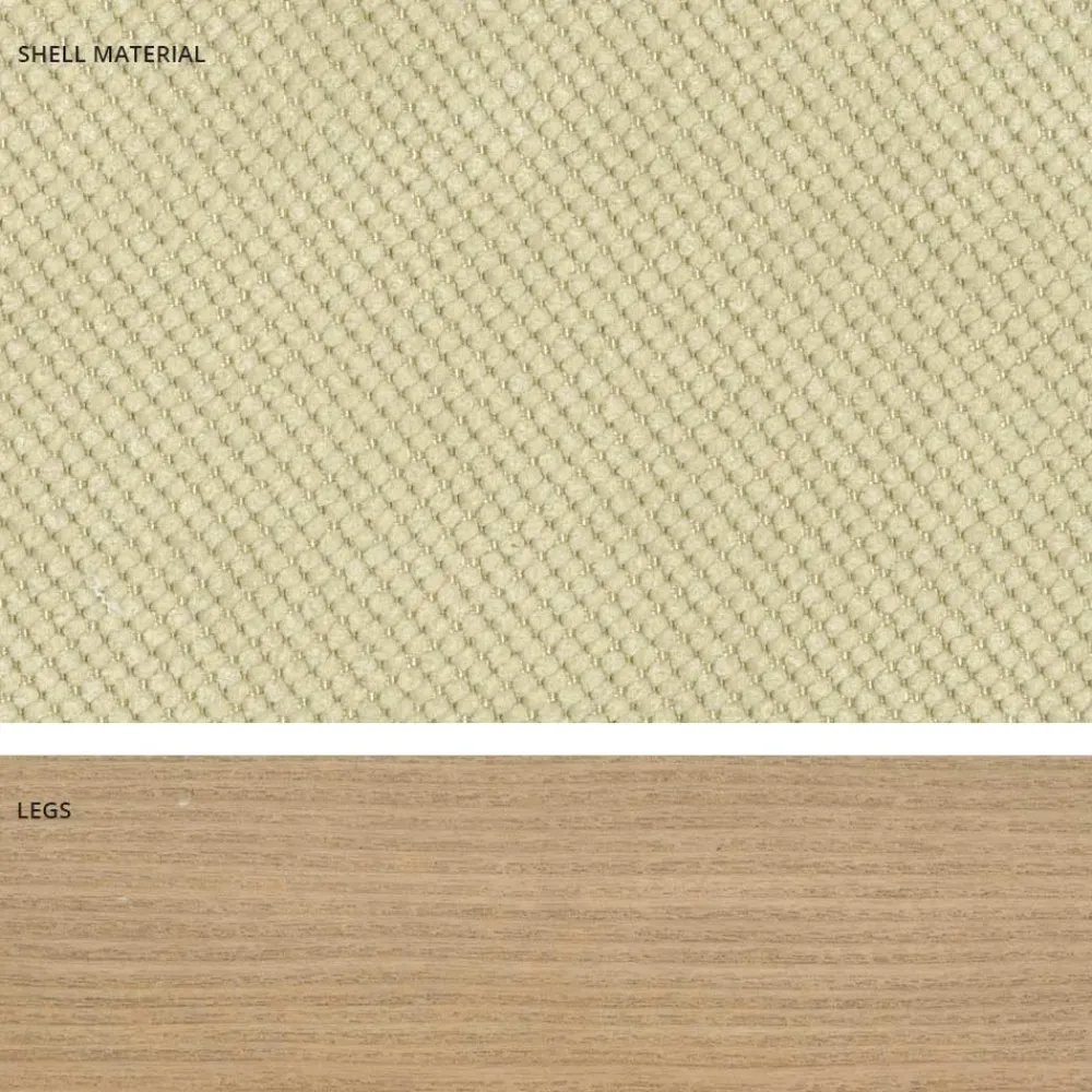 Viadurini Living Design Stühle-Design-Küchenstuhl aus Holz und Stoff, hergestellt in Italien, Egizia