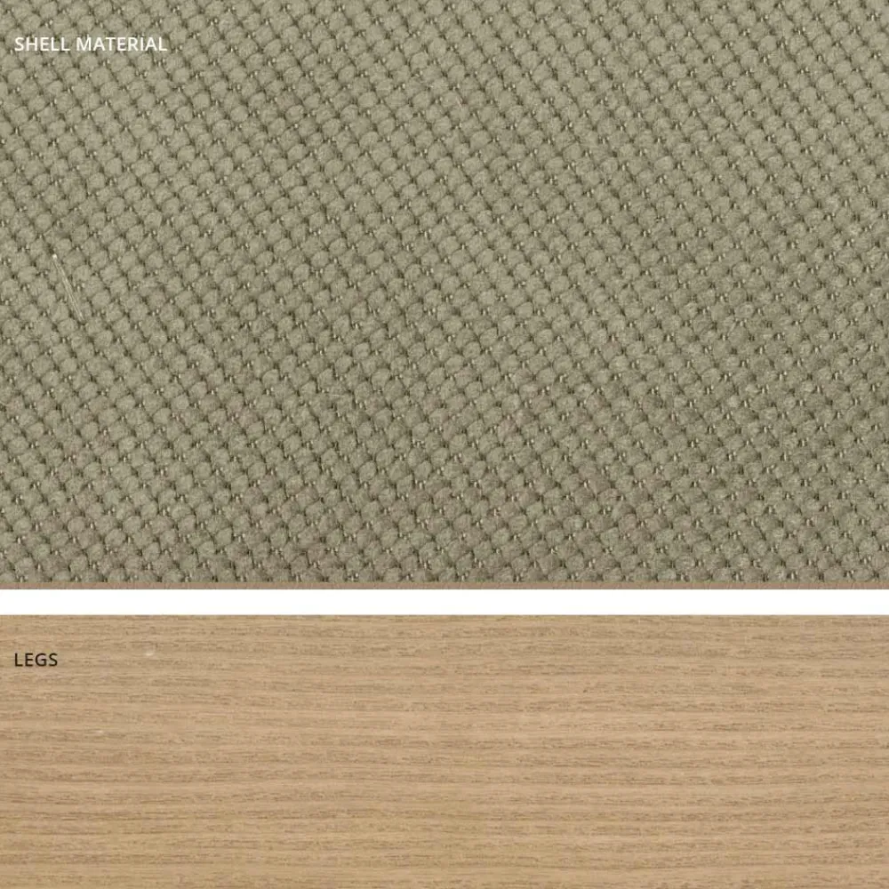 Viadurini Living Design Stühle-Design-Küchenstuhl aus Holz und Stoff, hergestellt in Italien, Egizia