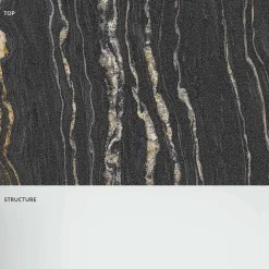 Viadurini Living Konsolentisch Flur-Designkonsole mit Marmorplatte und Glassockel Made in Italy - Molino