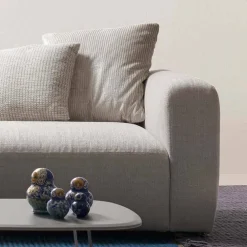 Viadurini Living Moderne Sofas-Design-Modulsofa aus Softly-Stoff, hergestellt in Italien