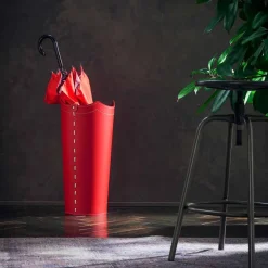 Limac Design Regenschirmständer Design-Design-Schirmständer aus Leder für Regenschirm zuhause oder im Büro