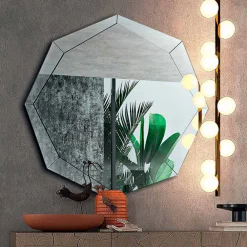 Viadurini Living Wandspiegel-Design-Spiegel mit verspiegeltem Kristall-Finish, hergestellt in Italien – Bolina