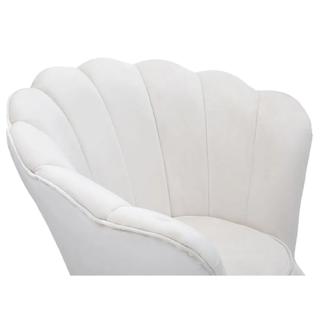 Viadurini Living Moderne Sessel-Design-Wohnsessel aus Samt mit goldenen Eisenfüßen - Annina