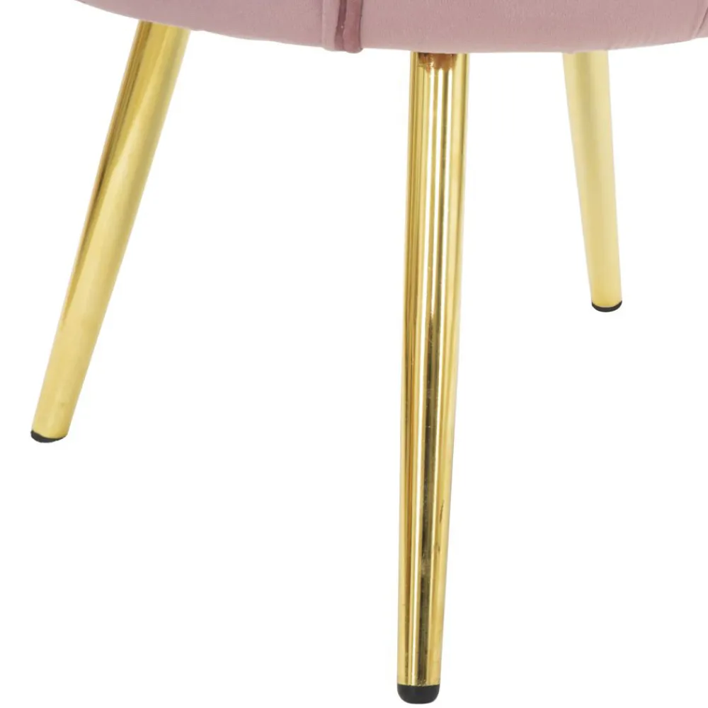 Viadurini Living Moderne Sessel-Design-Wohnsessel aus Samt mit goldenen Eisenfüßen - Annina