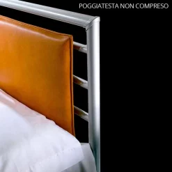 Viadurini Night Design Maßgeschneiderte Möbel|Schmiedeeisen Doppelbetten-Dioniso Doppelbett aus Schmiedeeisen in Design