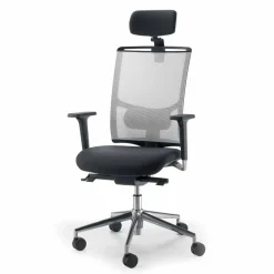 Viadurini Living Bürosessel-Directional regelbarer Bürostuhl aus Stoff in Italien hergestellt Mina