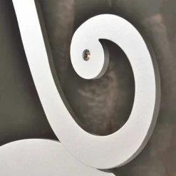 Viadurini Night Design Maßgeschneiderte Möbel|Schmiedeeisen Doppelbetten-Doppelbett aus Eisen mit Kristall Eden 160x190 cm in modernem Design