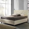 Viadurini Night Design Polsterbetten-Doppelbett aus Kunstleder mit Aufbewahrungsbox 160x190/200 cm Mila
