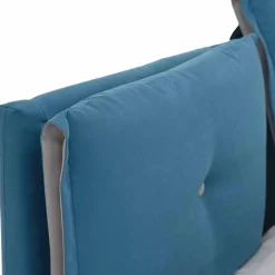 Viadurini Night Design Maßgeschneiderte Möbel|Polsterbetten-Doppelbett mit Behälter aus Stoff Made in Italy - Renato