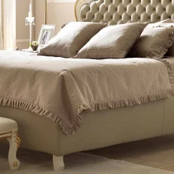 Bolzan Letti Maßgeschneiderte Möbel|Polsterbetten-Doppelbett mit Bettcontainer, klassisches Design, Chantal von Bolzan