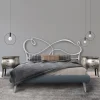 Viadurini Night Design Polsterbetten-Doppelbett mit gepolstertem Bettrahmen in verschiedenen Ausführungen Made in Italy – Design