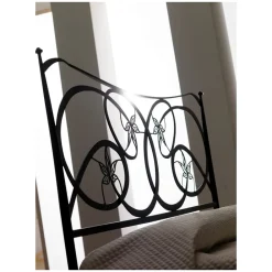 Viadurini Night Design Schlafzimmer Komplett-Doppelbett mit Kissen, Matratze und 2 Nachttischen, hergestellt in Italien – Natur