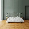 Viadurini Night Design Schmiedeeisen Doppelbetten-Doppelbett mit passendem Fußteil in verschiedenen Ausführungen – Größe
