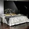 Viadurini Night Design Maßgeschneiderte Möbel|Schmiedeeisen Doppelbetten-Doppelbett 160x190 cm aus Eisen handgefertigt Made in Italy Jessica