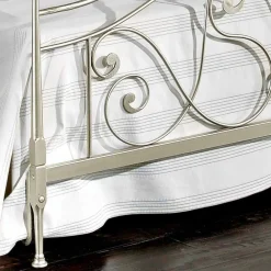 Viadurini Night Design Maßgeschneiderte Möbel|Schmiedeeisen Doppelbetten-Doppelbett 160x190 cm aus Eisen handgefertigt Made in Italy Jessica