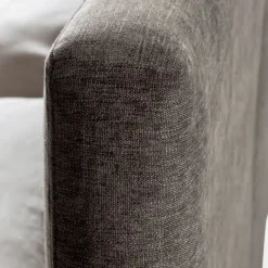 Viadurini Night Design Polsterbetten-Doppelbett 160x190 mit einteiligem Kopfteil, geteilt in 2 Teile - Ernesto