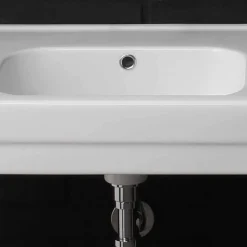 Viadurini Bathroom Badmöbel Stehend-Doppelkonsole auf Keramikbeinen im Vintage-Stil 900 'Serenity