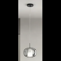 Viadurini Lighting Moderne Pendelleuchten-Doppelschichtige Pendelleuchte aus mundgeblasenem Glas Made in Italy - Trilly