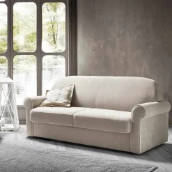 Viadurini Italian Sofas Moderne Schlafsofas-Doppelschlafsofa aus Designstoff Made in Italy - Anemone