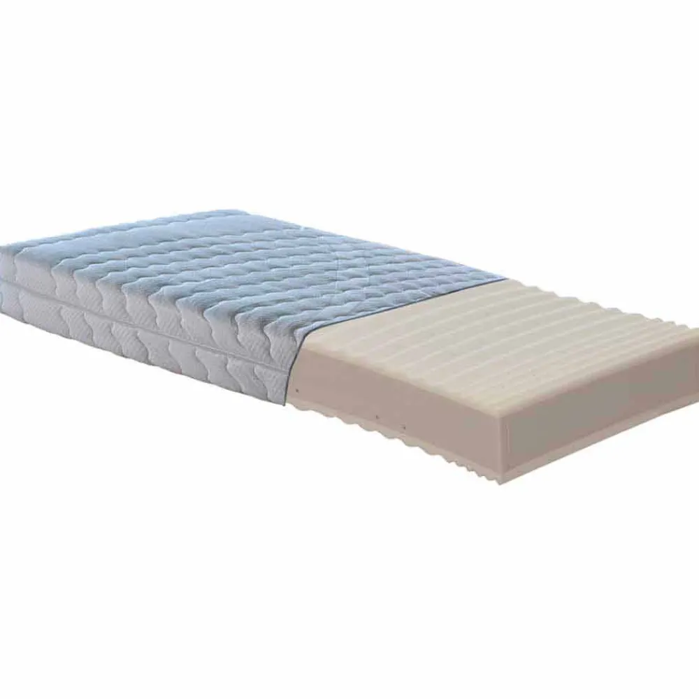 Viadurini Night Design Doppelbett Matratzen-Doppel-Taschenfederkernmatratze Anti-Milben Bio-Federn - Biomolle