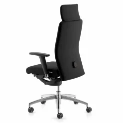 Viadurini Living Bürosessel-Drehbarer ergonomischer Design-Bürosessel mit Armlehnen und Kopfstütze - Romolo