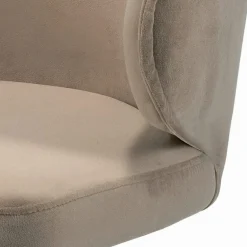 Viadurini Living Küchenhocker-Drehhocker mit Samtsitz und Stahlgestell, hergestellt in Italien – Adria