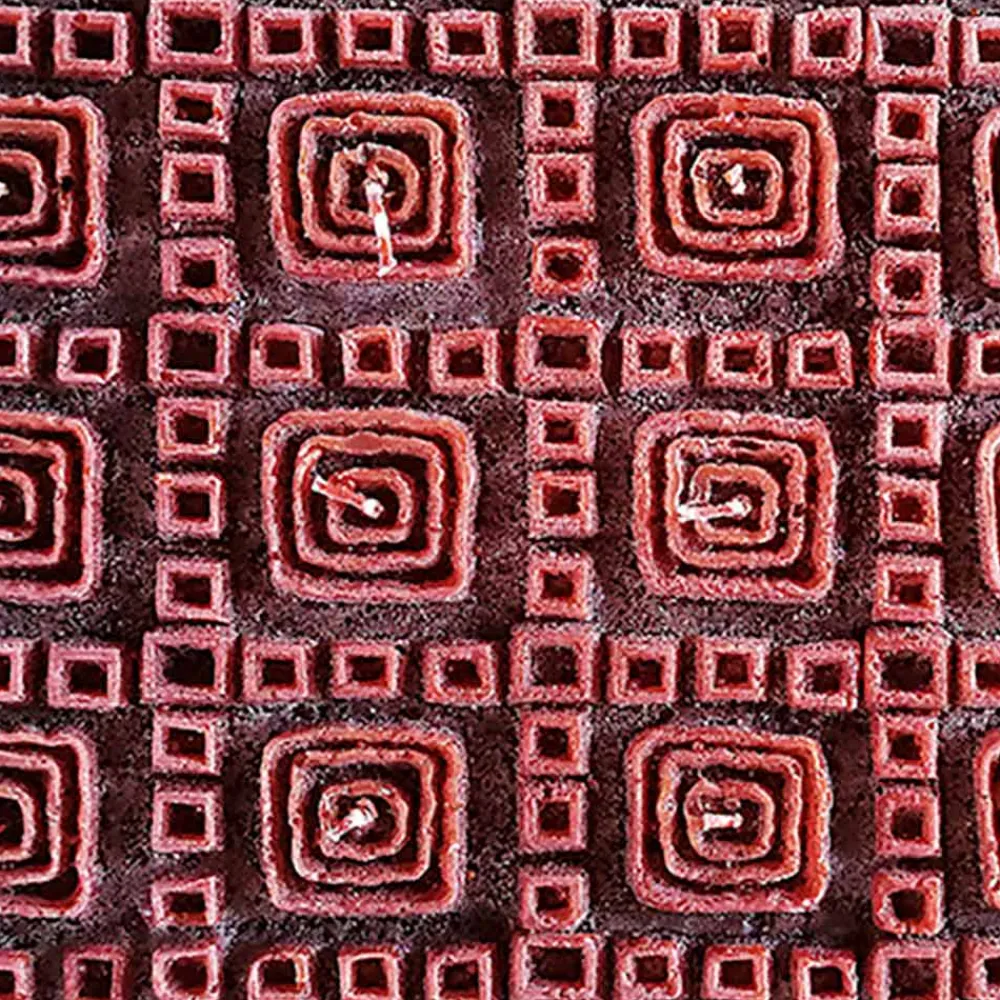 Viadurini Handmade Candles Duftkerzen-Duftende braune Wachskerze mit 25 Dochten Made in Italy - Piura