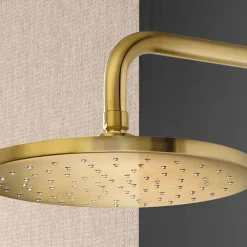 Viadurini Taps Duscharmaturen-Duscharm mit rundem Antikalk-Duschkopf aus AISI 316L-Stahl - Artigli