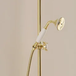 Viadurini Bathroom Duschsäulen-Duschgruppe mit Messingstange Vintage Made in Italy – Katerina