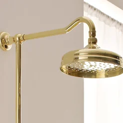 Viadurini Bathroom Duschsäulen-Duschgruppe mit Messingstange Vintage Made in Italy – Katerina