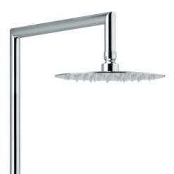 Viadurini Taps Duschsäulen-Duschsäule mit integriertem Umsteller aus verchromtem Messing Made in Italy - Griso