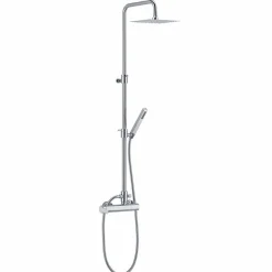 Viadurini Taps Duschsäulen-Duschsäule mit Messing-Einhebelmischer Made in Italy - Padula