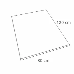 Viadurini Bathroom Rechteckige Duschwannen-Duschwanne 120x80 cm in Resin Concrete Effect Modernes Design - Cupio