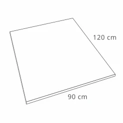 Viadurini Bathroom Rechteckige Duschwannen-Duschwanne 120x90 Modernes Design in Resin Concrete Effect Finish - Cupio