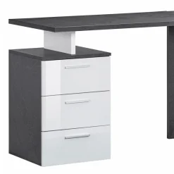 Viadurini Design Design Schreibtische-Eckiger Schreibtisch aus Melaminholz 2 Ausführungen - Analuisa