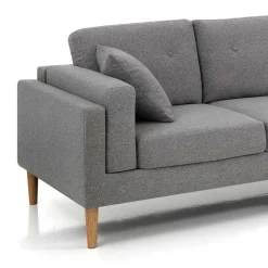 Viadurini Living Moderne Sofas-Ecksofa aus Stoff und Holz – Germanium