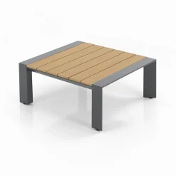 Viadurini in the Garden Garten Lounge Set-Ecksofa mit Couchtisch für draußen und drinnen aus Aluminium – Mettre