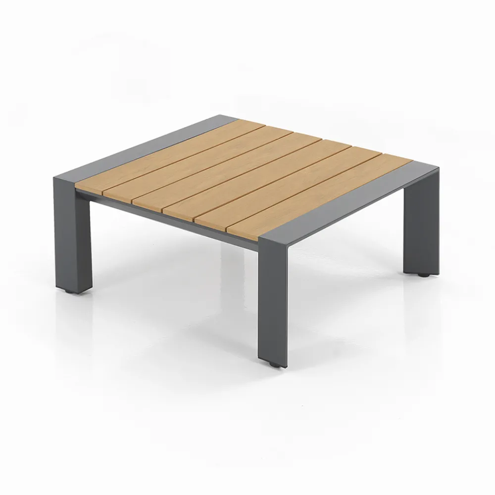 Viadurini in the Garden Garten Lounge Set-Ecksofa mit Couchtisch für draußen und drinnen aus Aluminium – Mettre